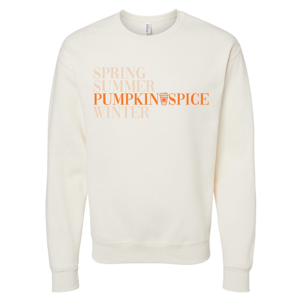 'Pumpkin Spice Season' Crewneck Sweatshirt - United Monograms