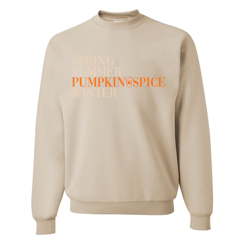 'Pumpkin Spice Season' Crewneck Sweatshirt - United Monograms