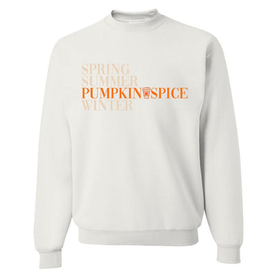 'Pumpkin Spice Season' Crewneck Sweatshirt - United Monograms