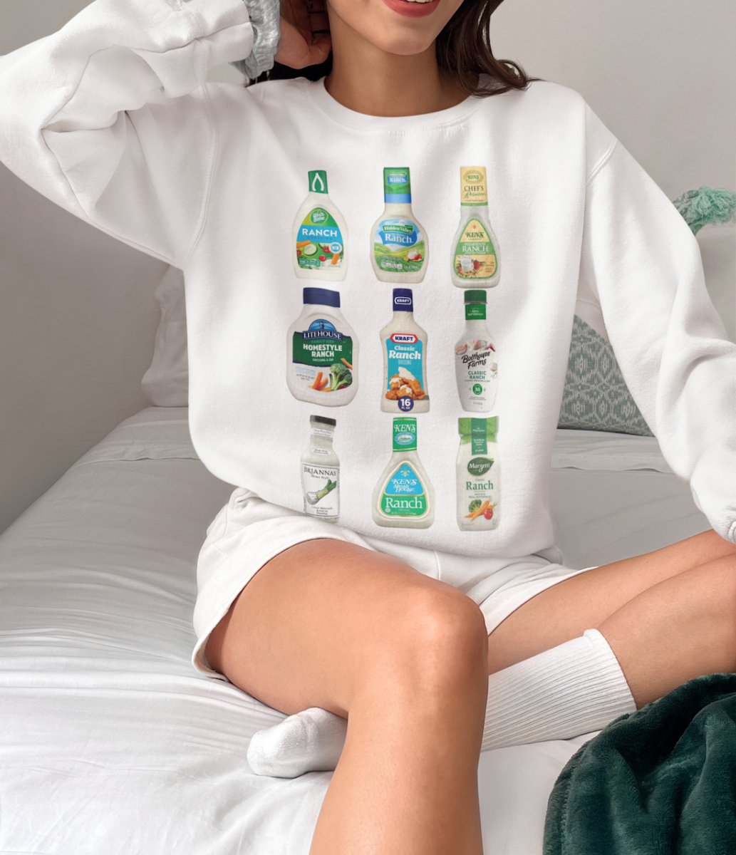 'Ranch Bottles' Crewneck Sweatshirt - United Monograms