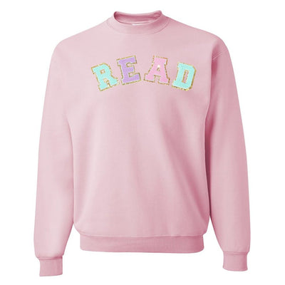 Read Letter Patch Crewneck Sweatshirt - United Monograms