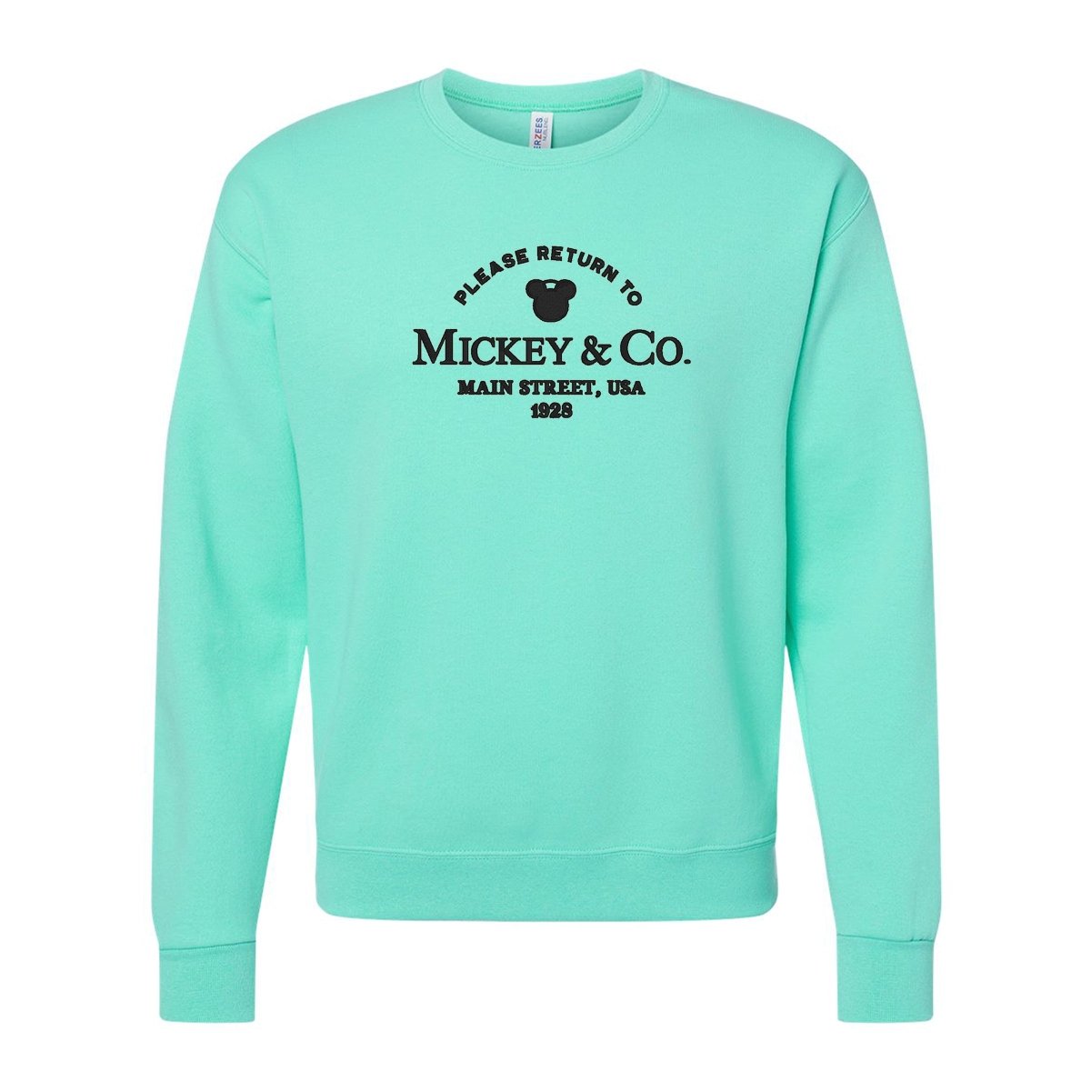 'Return To Mickey & Co.' Embroidered Crewneck Sweatshirt - United Monograms