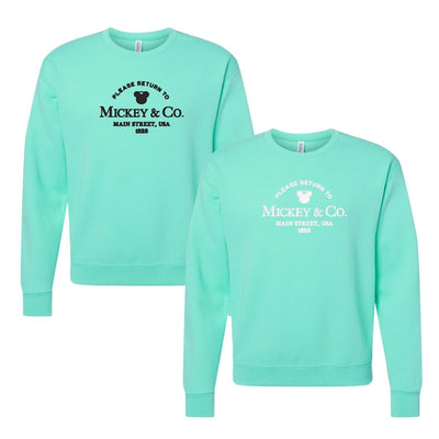 'Return To Mickey & Co.' Embroidered Crewneck Sweatshirt - United Monograms