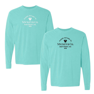 'Return To Mickey & Co.' Embroidered Long Sleeve T - Shirt - United Monograms