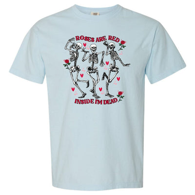 'Roses Are Red, Inside I'm Dead' T-Shirt - United Monograms