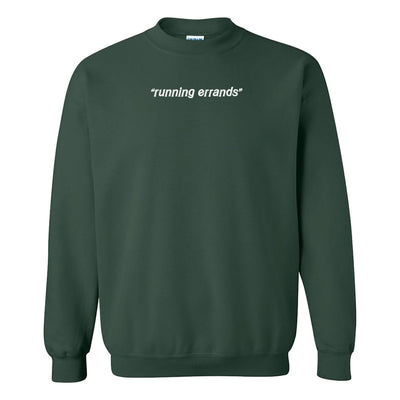 'Running Errands' Crewneck Sweatshirt - United Monograms