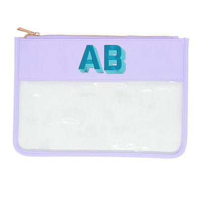 Shadow Block Clear Pouch - United Monograms