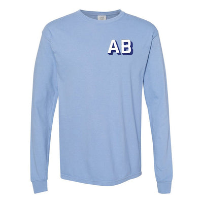 Shadow Block Long Sleeve T - Shirt - United Monograms