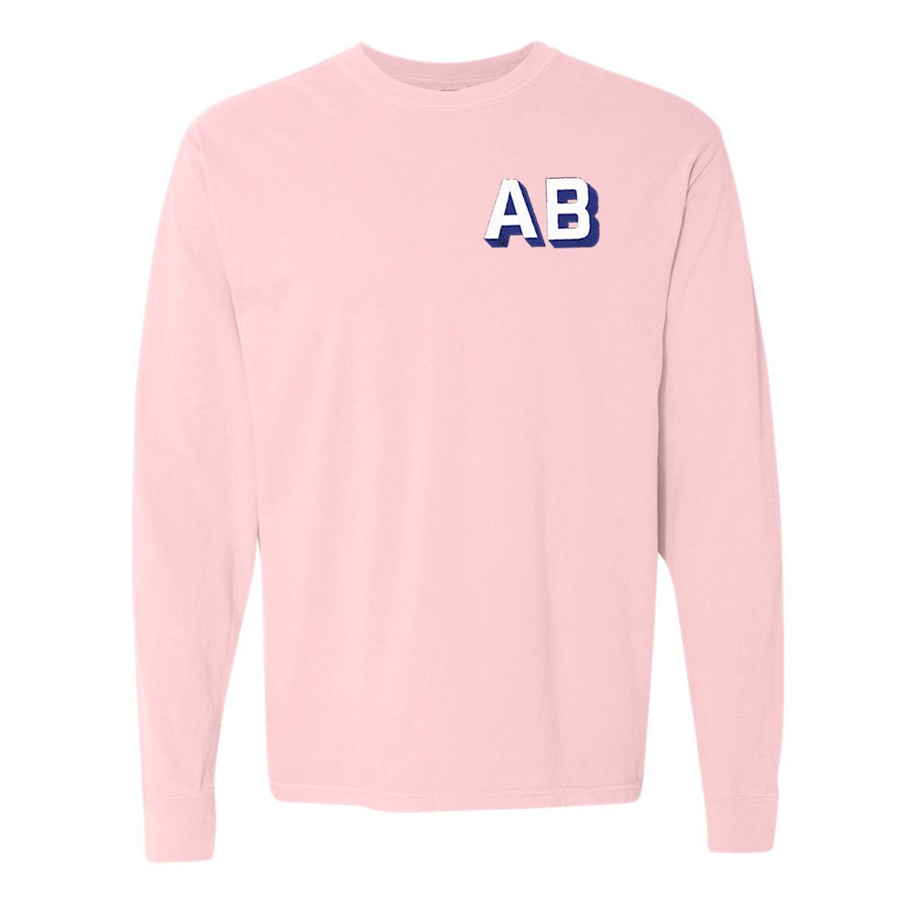 Shadow Block Long Sleeve T - Shirt - United Monograms