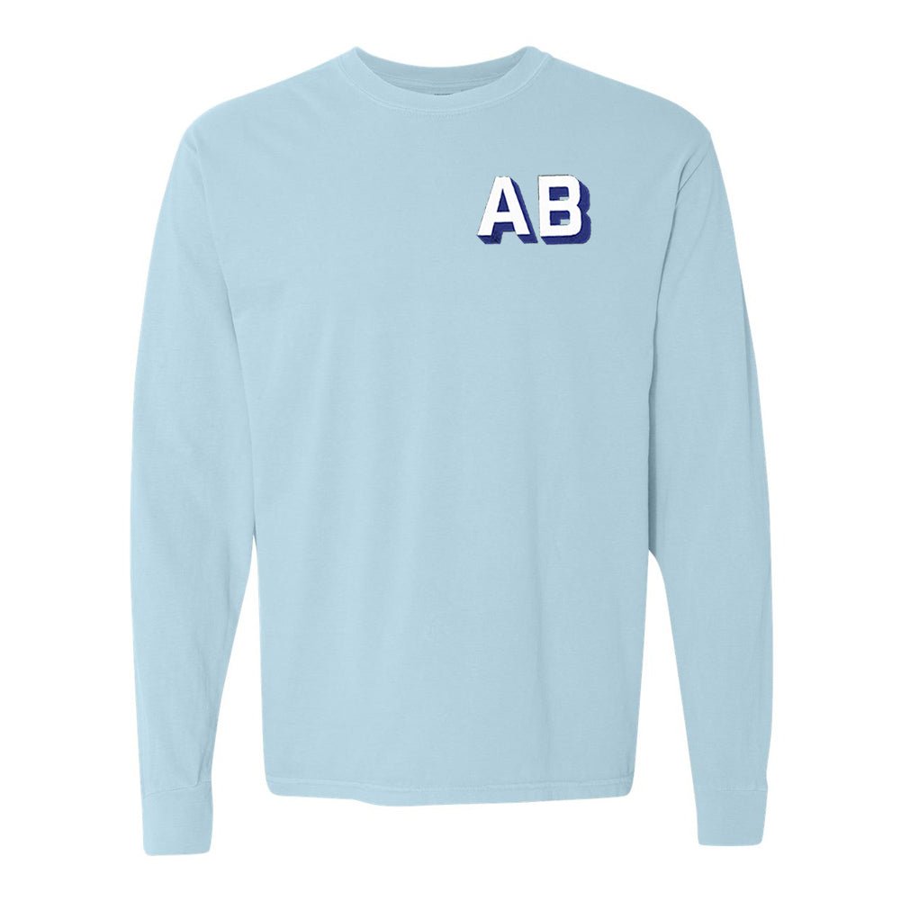 Shadow Block Long Sleeve T - Shirt - United Monograms