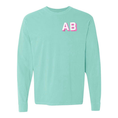 Shadow Block Long Sleeve T - Shirt - United Monograms