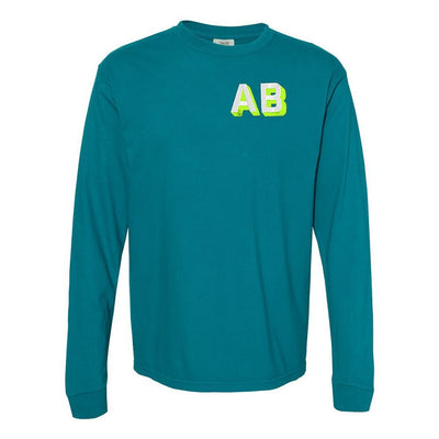 Shadow Block Long Sleeve T - Shirt - United Monograms