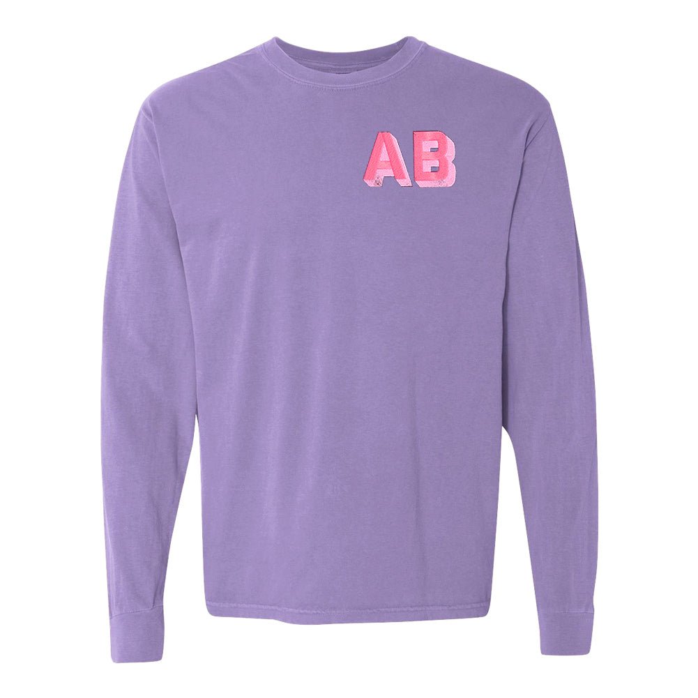 Shadow Block Long Sleeve T - Shirt - United Monograms