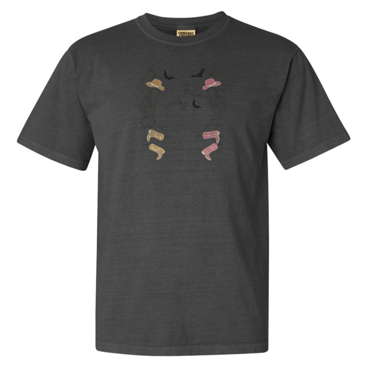 'Skeleton Cowgirls' Embroidered T - Shirt - United Monograms