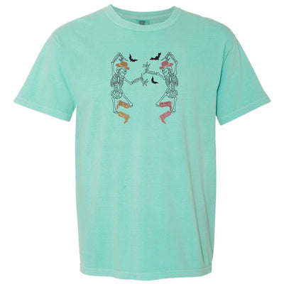 'Skeleton Cowgirls' Embroidered T - Shirt - United Monograms