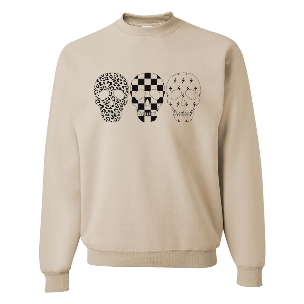 'Skulls' Crewneck Sweatshirt - United Monograms