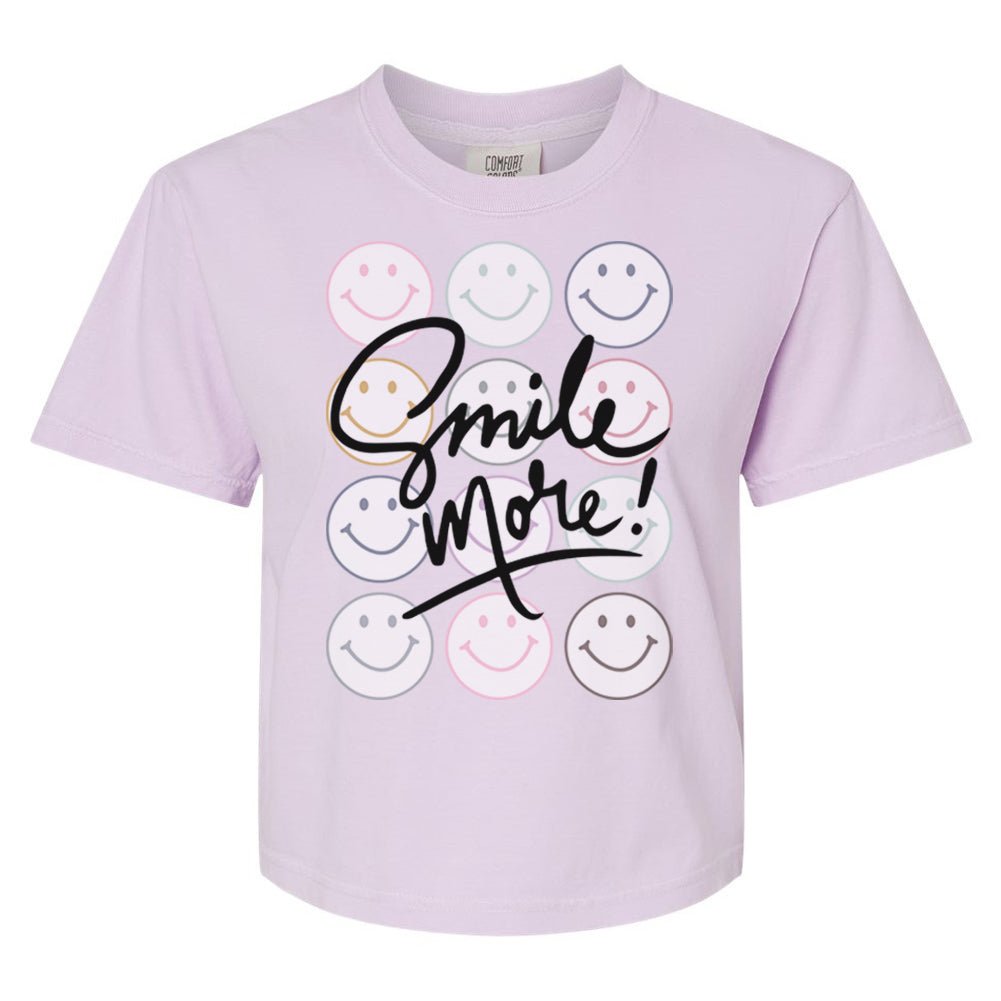 'Smile More' Boxy T - Shirt - United Monograms