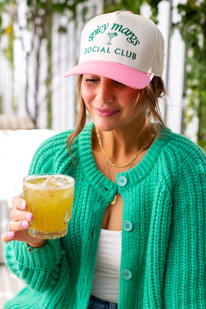 'Spicy Margs Social Club' Snapback Trucker Hat - United Monograms