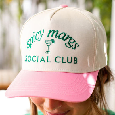 'Spicy Margs Social Club' Snapback Trucker Hat - United Monograms