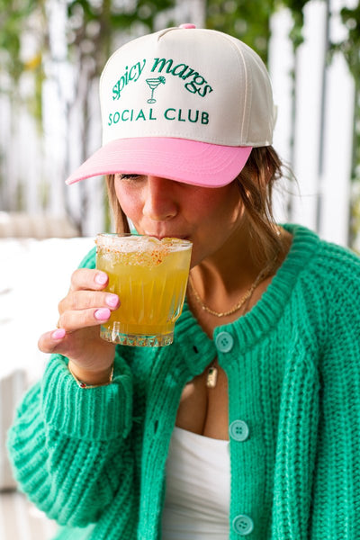 'Spicy Margs Social Club' Snapback Trucker Hat - United Monograms