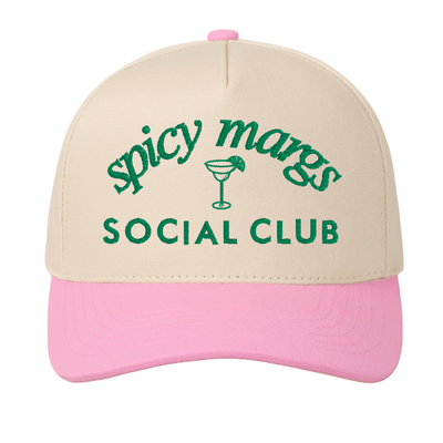 'Spicy Margs Social Club' Snapback Trucker Hat - United Monograms