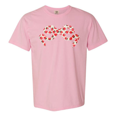 'Strawberry Charm' Appliqué Stitch T-Shirt - United Monograms