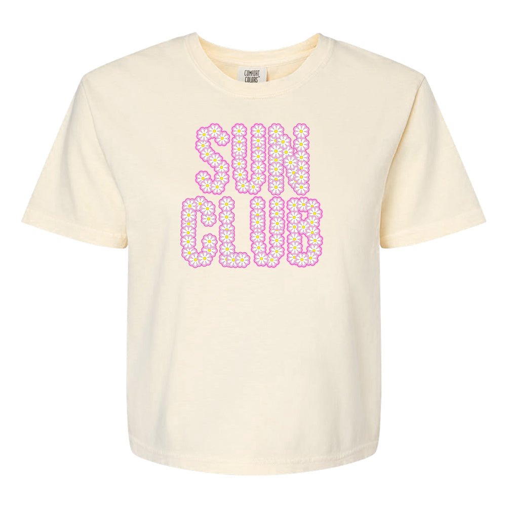 'Sun Club' Boxy T - Shirt - United Monograms