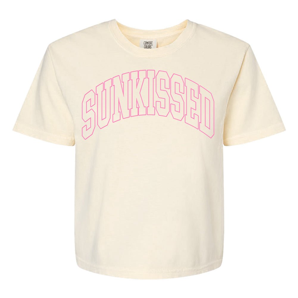 'Sunkissed' PUFF Boxy T-Shirt - United Monograms