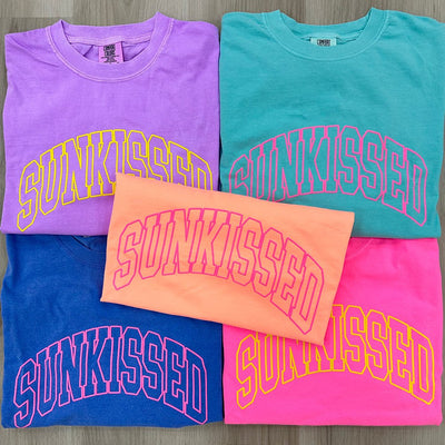 'Sunkissed' PUFF T - Shirt - United Monograms