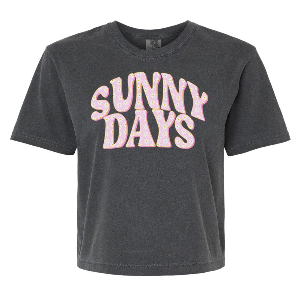 'Sunny Days' Boxy T-Shirt - United Monograms