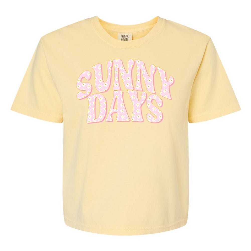 'Sunny Days' Boxy T-Shirt - United Monograms