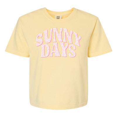 'Sunny Days' Boxy T-Shirt - United Monograms