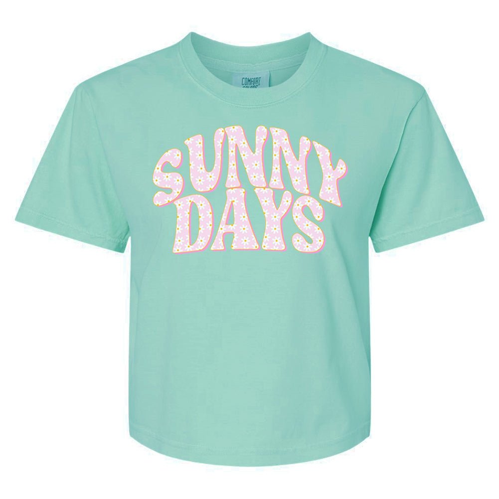 'Sunny Days' Boxy T-Shirt - United Monograms