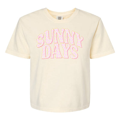 'Sunny Days' Boxy T-Shirt - United Monograms