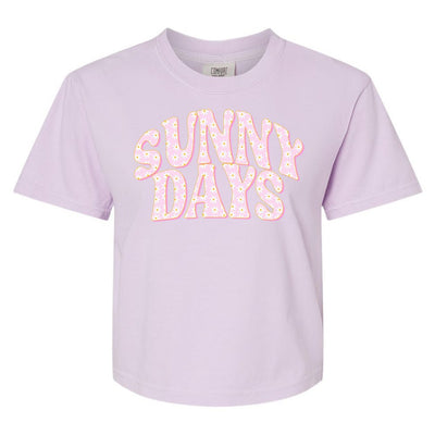 'Sunny Days' Boxy T-Shirt - United Monograms