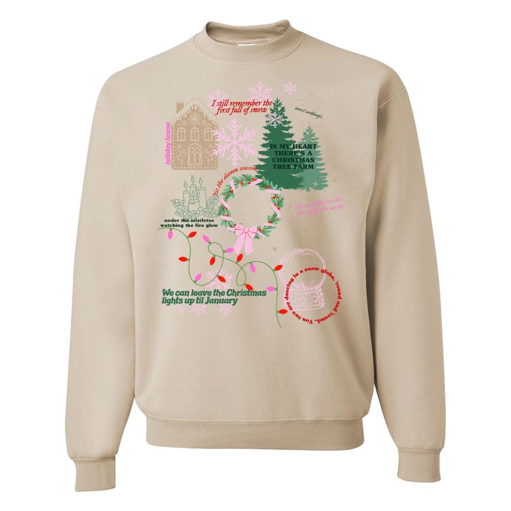 'Swiftie Christmas' Crewneck Sweatshirt - United Monograms