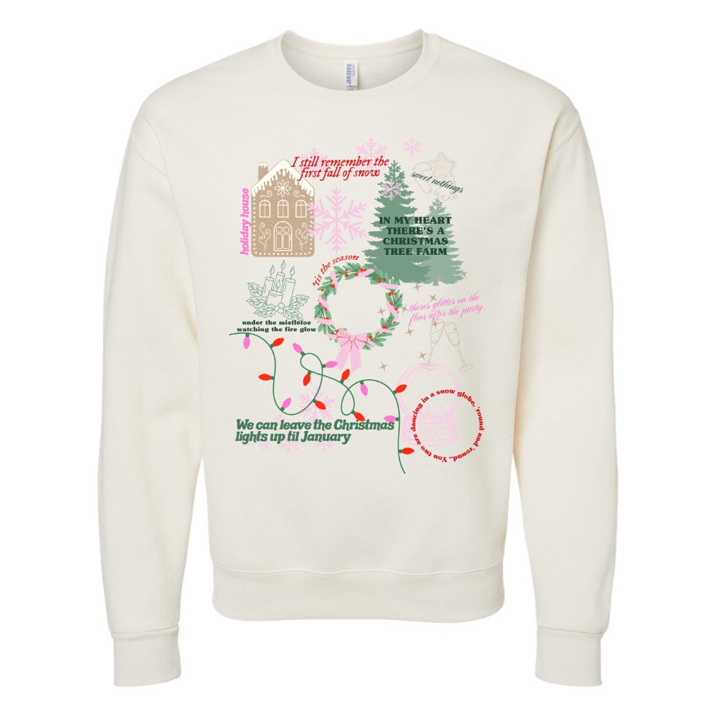 'Swiftie Christmas' Crewneck Sweatshirt - PG Version - United Monograms