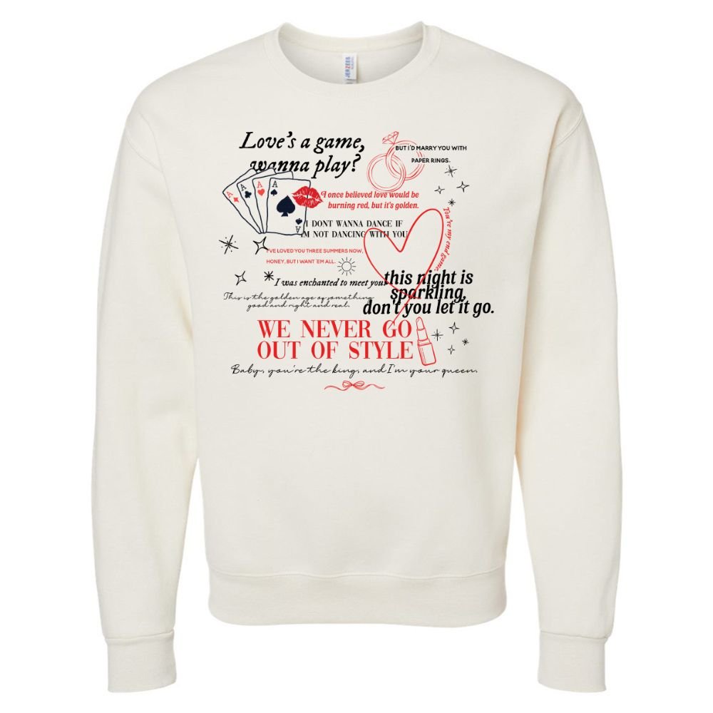 ‘Swiftie Valentine's Day' Crewneck Sweatshirt - United Monograms