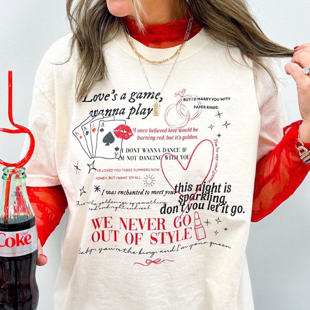 'Swiftie Valentine's Day' T-Shirt - United Monograms