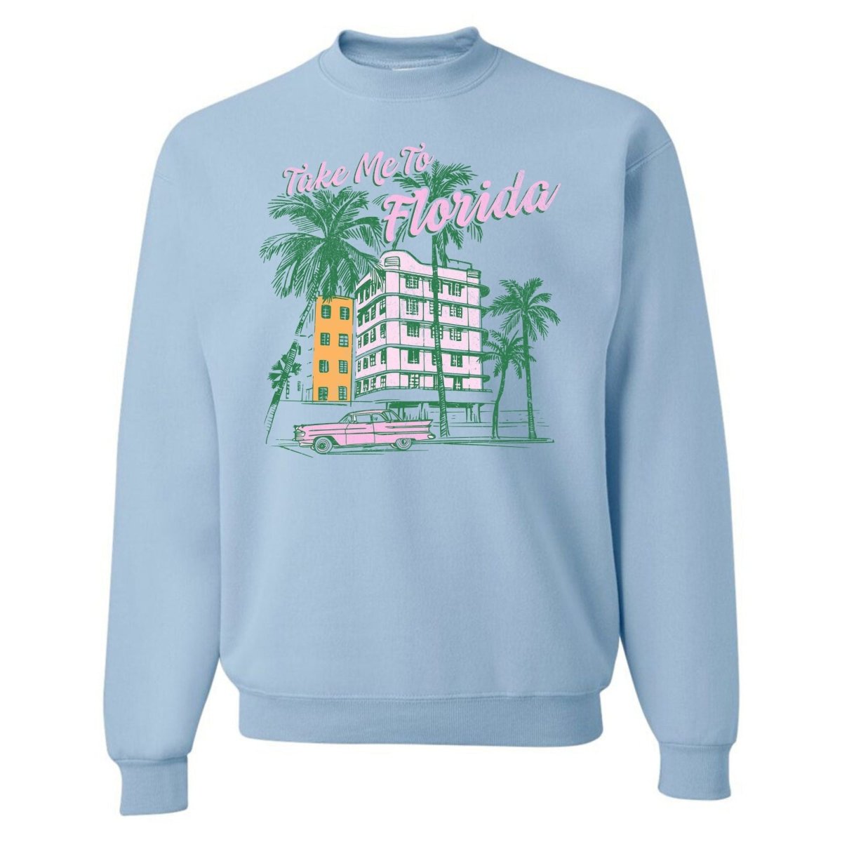 'Take Me To Florida' Crewneck Sweatshirt - United Monograms