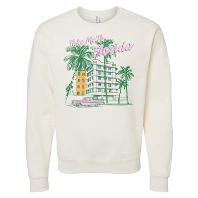 'Take Me To Florida' Crewneck Sweatshirt - United Monograms