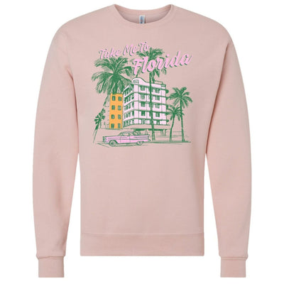 'Take Me To Florida' Crewneck Sweatshirt - United Monograms