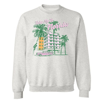 'Take Me To Florida' Crewneck Sweatshirt - United Monograms