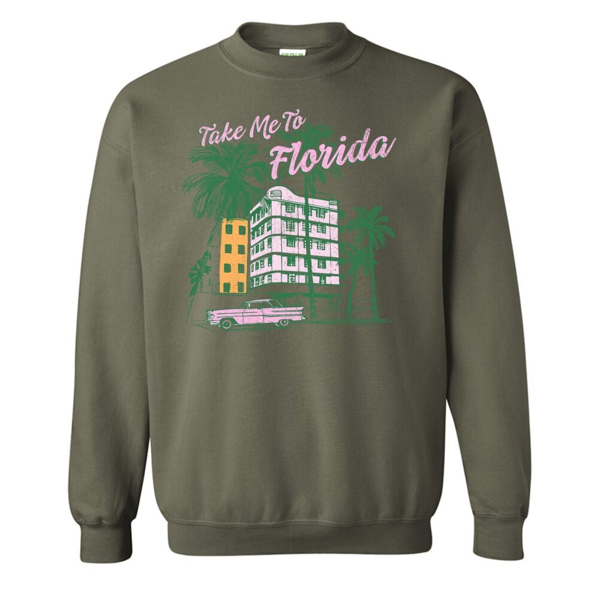 'Take Me To Florida' Crewneck Sweatshirt - United Monograms