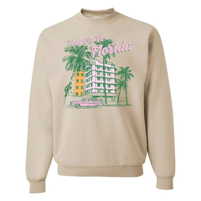 'Take Me To Florida' Crewneck Sweatshirt - United Monograms