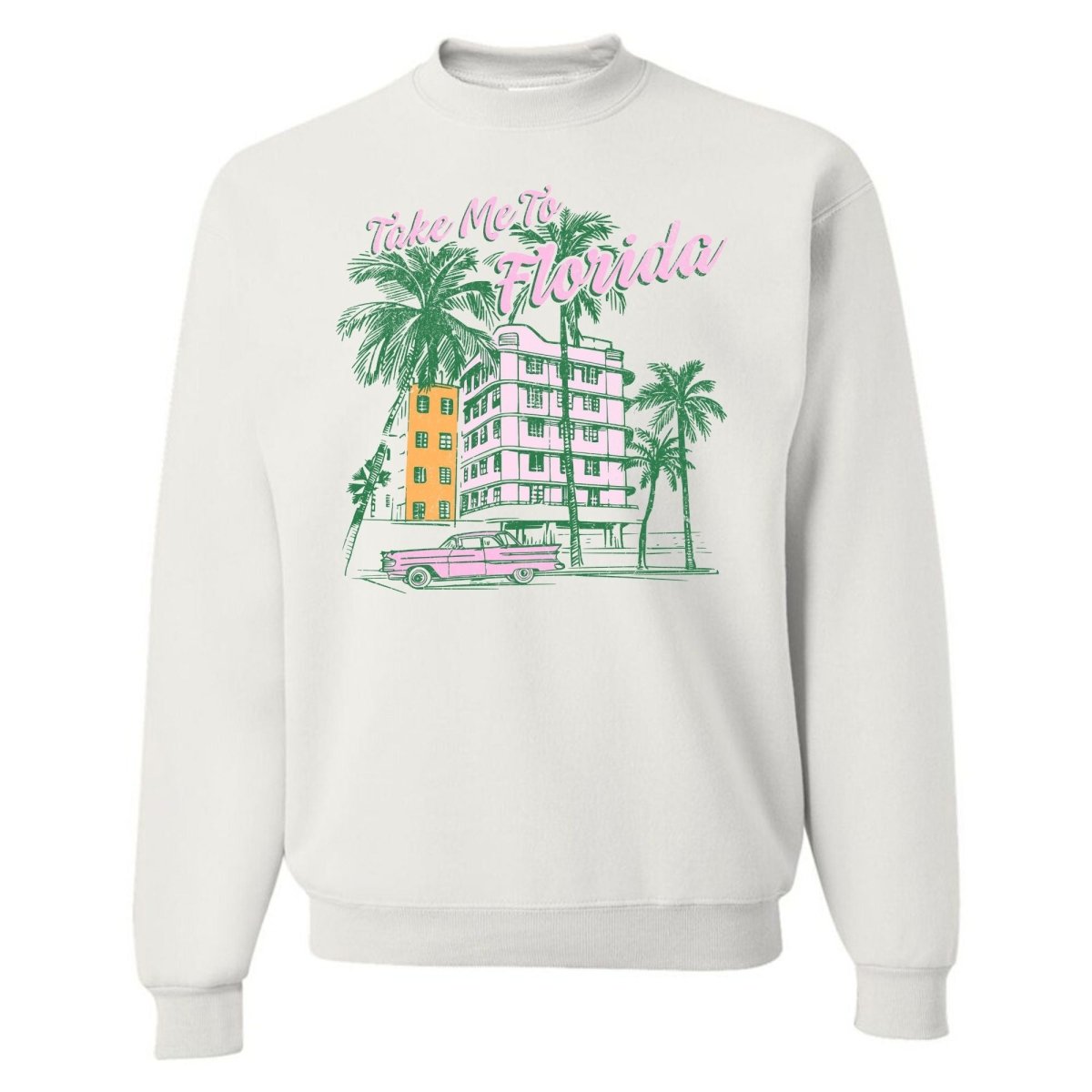 'Take Me To Florida' Crewneck Sweatshirt - United Monograms