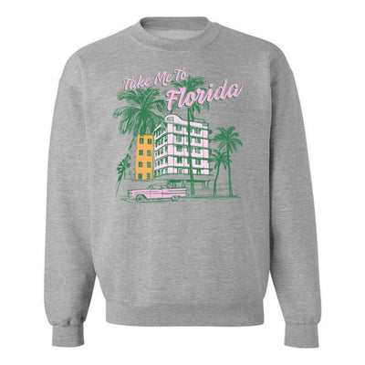 'Take Me To Florida' Crewneck Sweatshirt - United Monograms