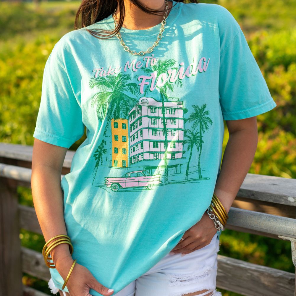 'Take Me To Florida' T-Shirt - United Monograms