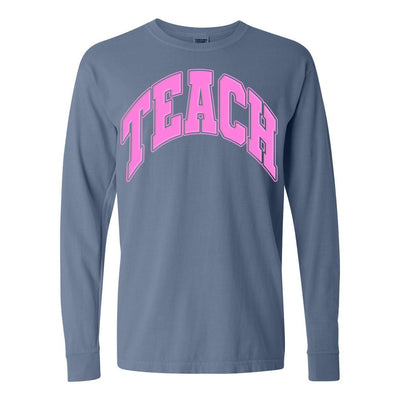 'Teach' PUFF Long Sleeve T-Shirt - United Monograms