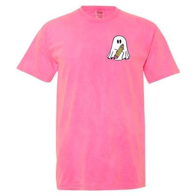 'Teacher Ghost' Embroidered T - Shirt - United Monograms